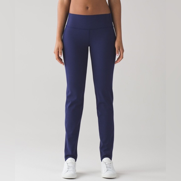 Lululemon Simply Bare Un-Tight Tight Leggings in Hero Blue Size 6 - Picture 3 of 10